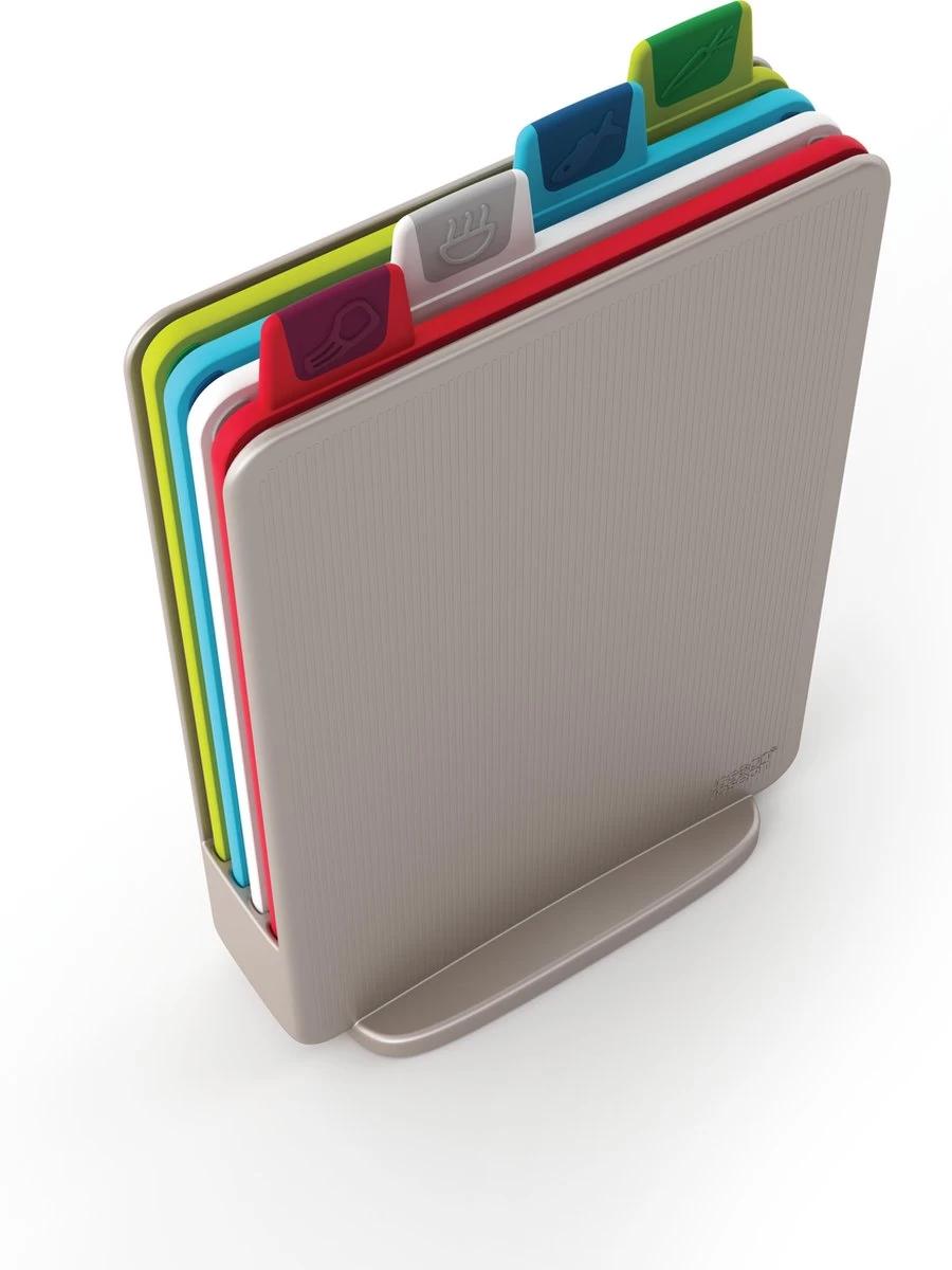 Joseph Joseph JosephJoseph - Index - Mini - Snijplank In Houder - Set Van 5 Stuks - Zilver - Afbeelding 7