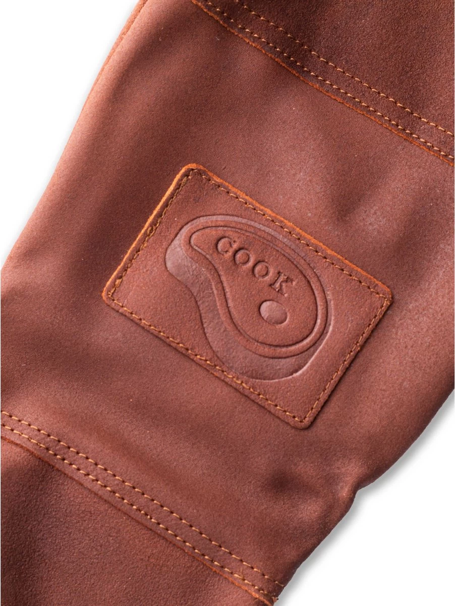 BBQ Leren Handschoenen Licht Bruin | Lederen Ovenwanten | BBQ & Oven Handschoenen | Oven Handschoenen – Extra Groot En Soepel Voor Betere Bescherming | Gevoerd - Afbeelding 3