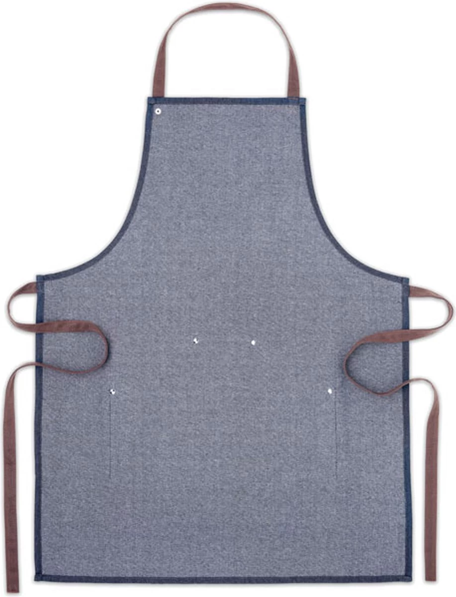 Keukenschort - Dames En Heren - Schorten - Denim Schort - Afbeelding 2