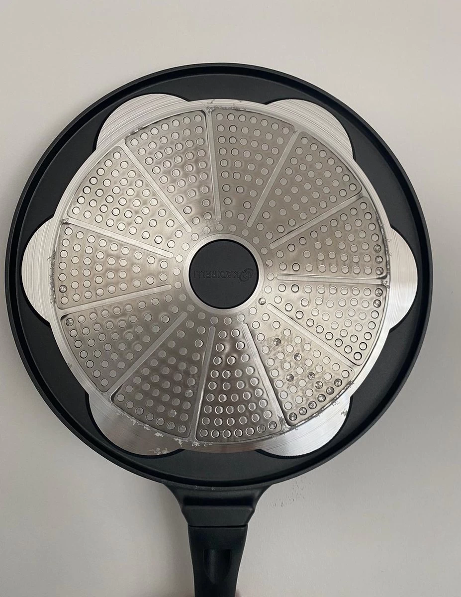 Teffo Kadirelli - Pancake Pannenkoeken 7 Kop Marmeren Anti Aanbaklaag - Inductie Compatibel - Afbeelding 4