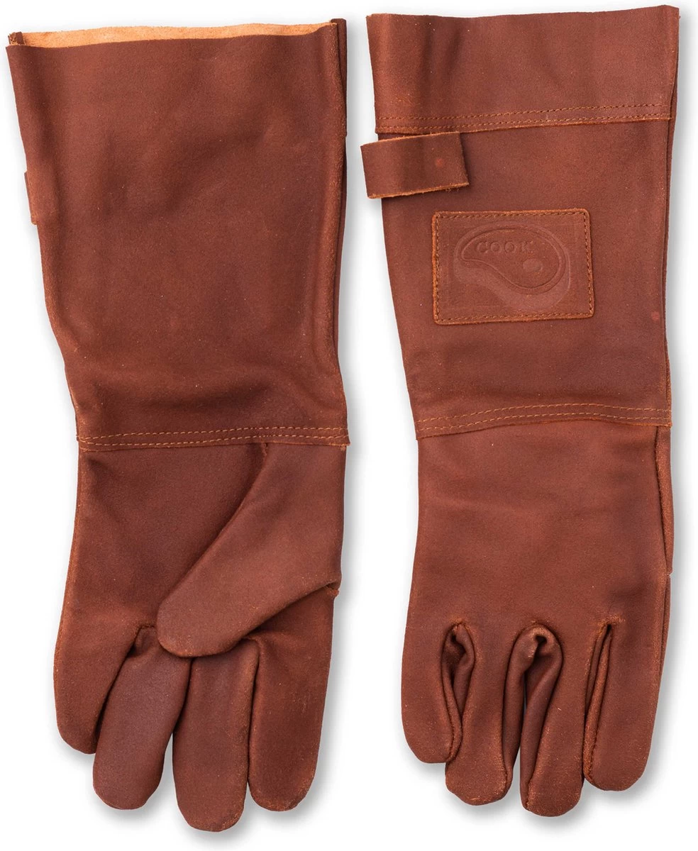 BBQ Leren Handschoenen Licht Bruin | Lederen Ovenwanten | BBQ & Oven Handschoenen | Oven Handschoenen – Extra Groot En Soepel Voor Betere Bescherming | Gevoerd - Afbeelding 6